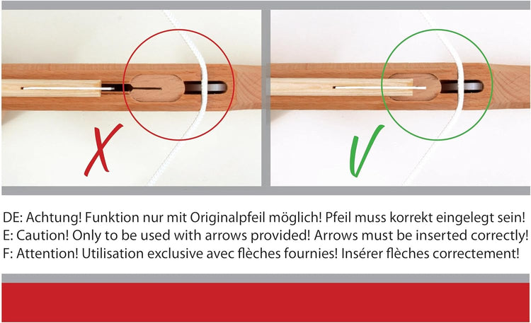 VAH - stabiles Kinder Armbrust-Set Wilhelm Tell aus Echtholz [Geschichte spielend erleben | echtes Handwerk | Made in Germany]